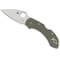 Spyderco 2024 Spyderco Dragonfly G-10 Foliage Green Plain SPY-C28GPFG - alternate 3